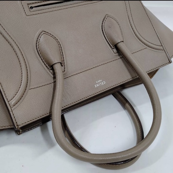 Authentic Celine Micro Luggage Handbag in Drummed Calfskin - Picture 7 of 9